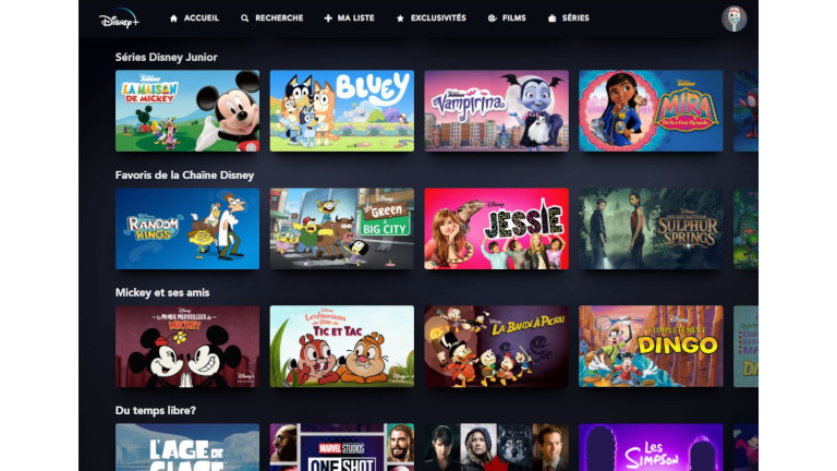 disney+ enfant junior tout-petits jeunes ordinateur téléphone télévision